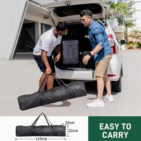 Bonnlo Tonnelle de Jardin Pliante 3x3 imperméable/Tente Pop-up Inclus Sac de Transport/Barnum Pliant Exterieur Rapide à Installer/Gazebo avec Paquet de 4 Poids Lourd Sable,Gris