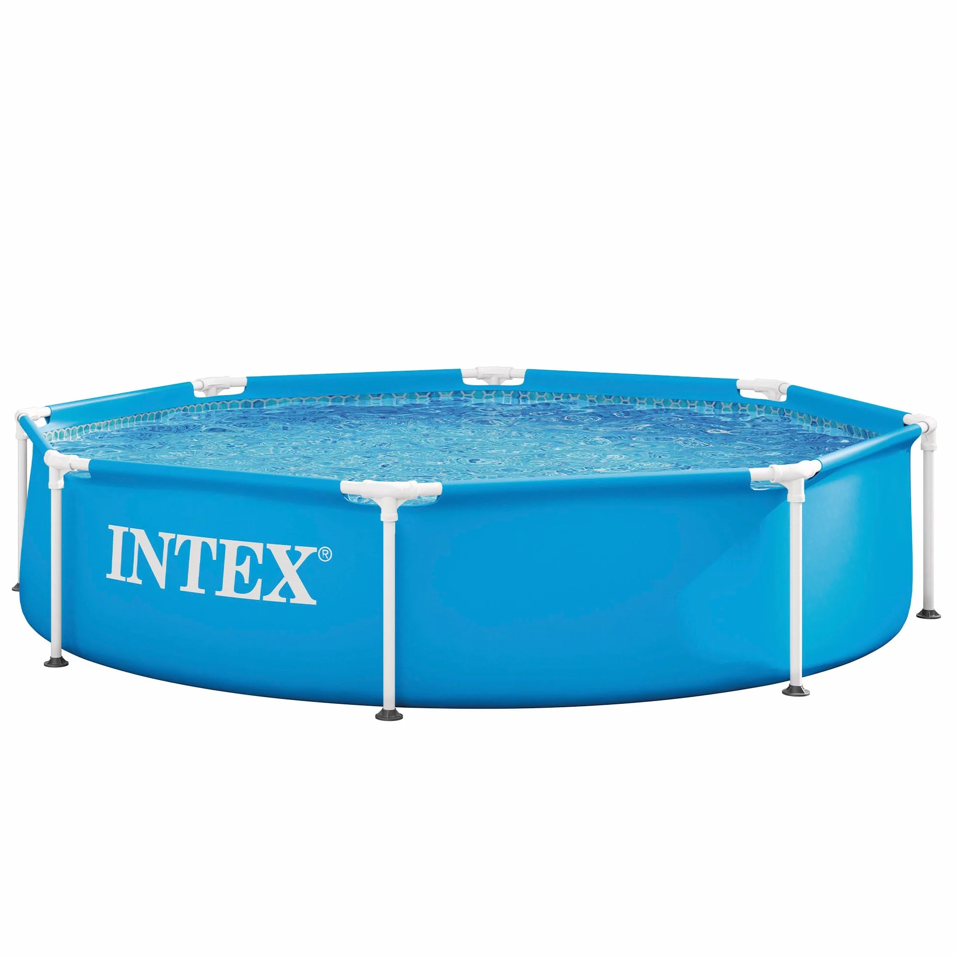 Intex Piscine Metal Frame Ronde Tubulaire 2,44 x 0,51m