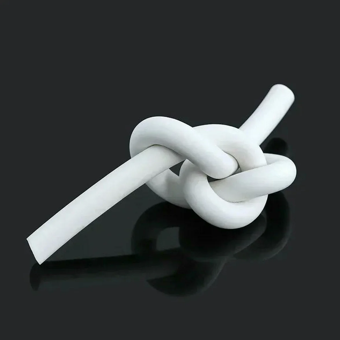Bande d'étanchéité en caoutchouc silicone blanc ronde diamètre 1-25 mm mousse 14 mm 1 m