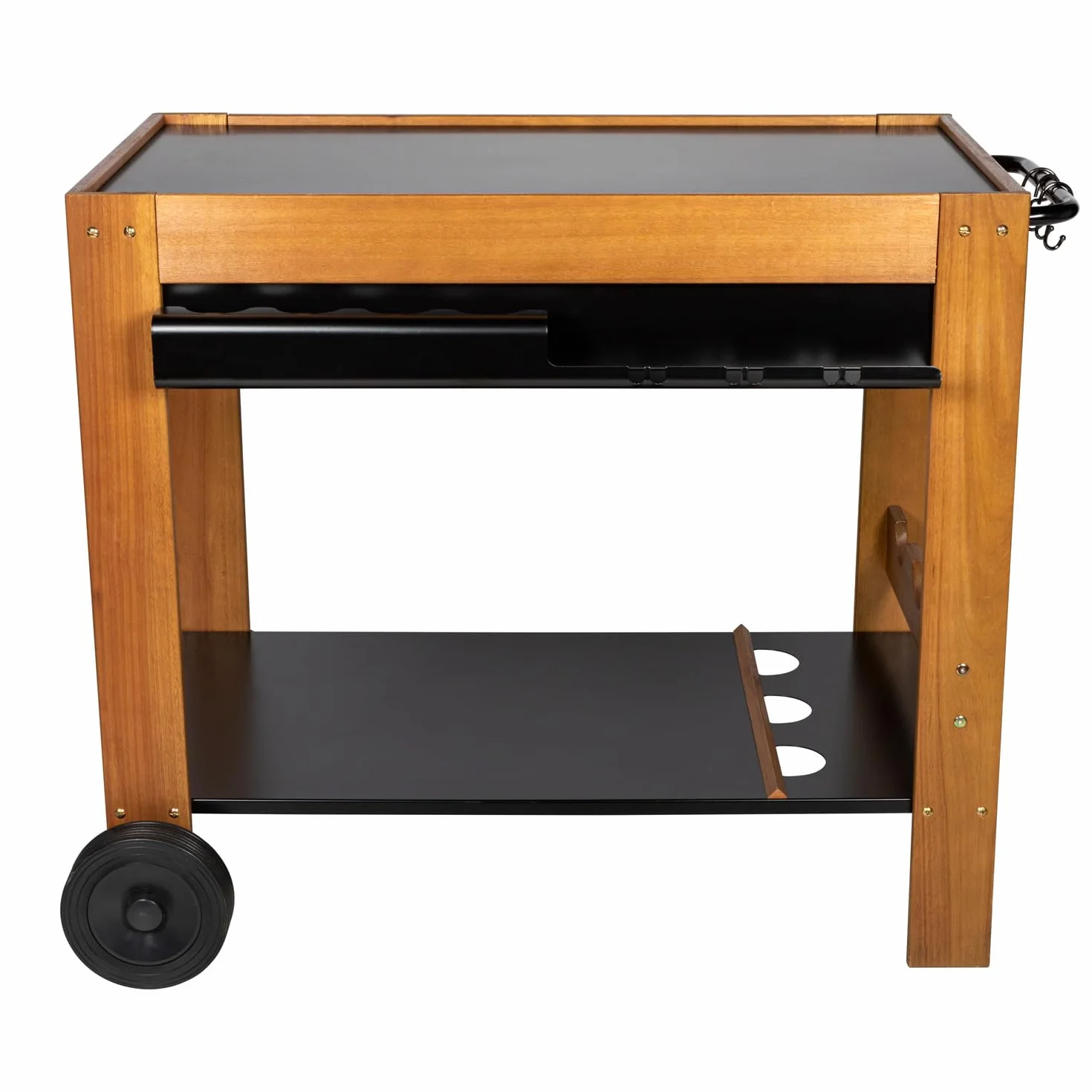 Somagic Desserte Mobile Savannah pour Plancha, Plateau Acier