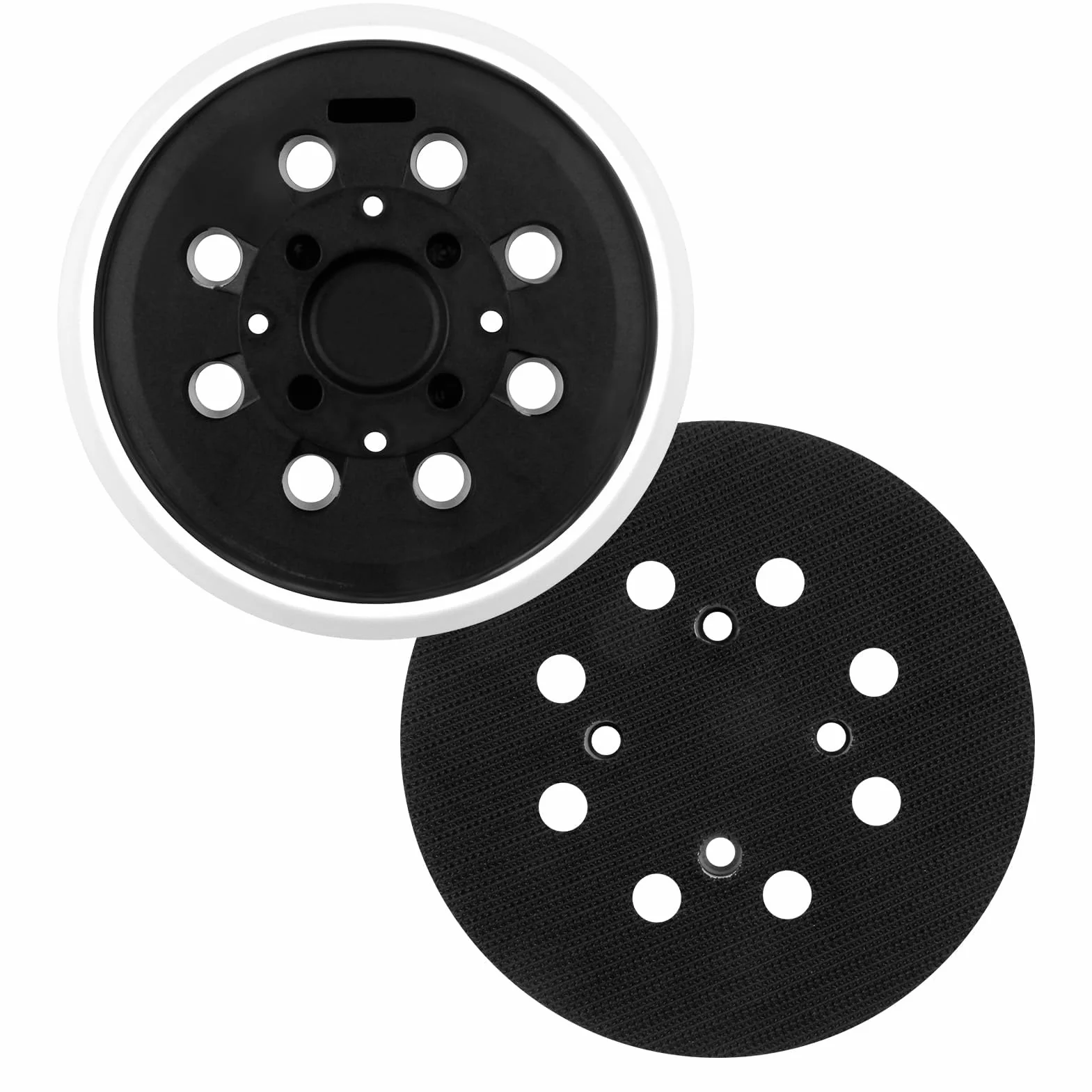Plateau de Ponçage 125 mm 8 Trous Hook et Loop pour Bosch PEX 300 AE PEX 400 AE AdvancedOrbit 18