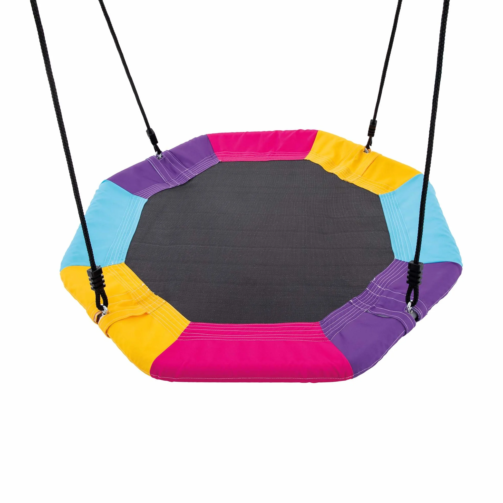 Intex 44126 Balançoire pour Enfant avec siège et balançoire nid d'oiseau, Acier, Gris, 254 x 235 x 200 cm