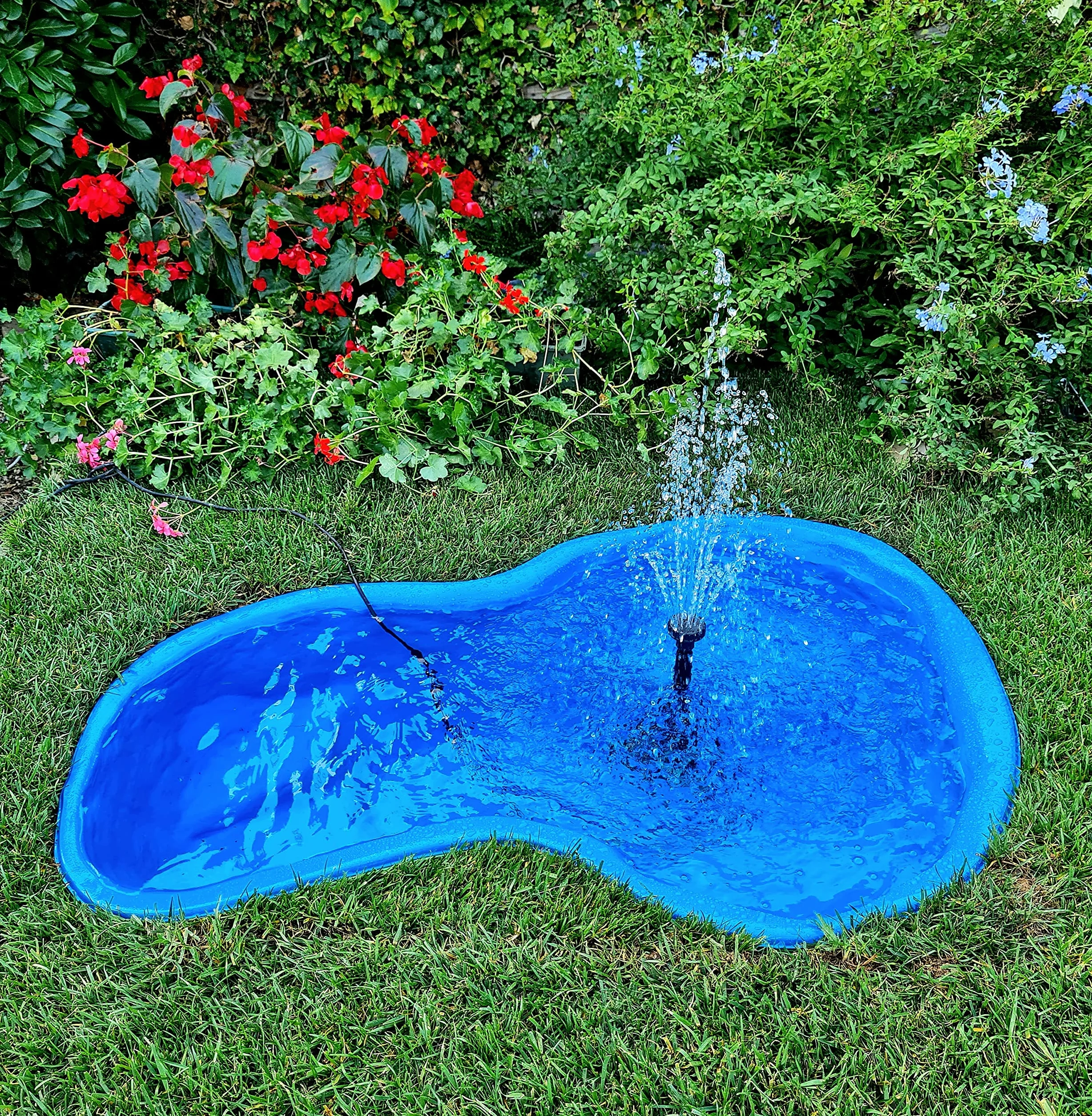 Giardini d'Acqua Étang de jardin préformé bleu clair MOD Brano 220 l 136 x 100
