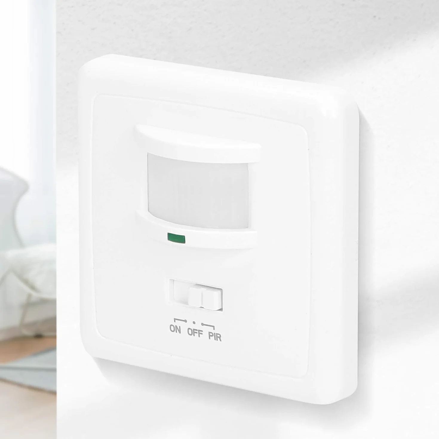 ORNO CR-205 Détecteur de Mouvement pour Boîtier Électrique Ø60 Compatible LED 1200W 3 Fils