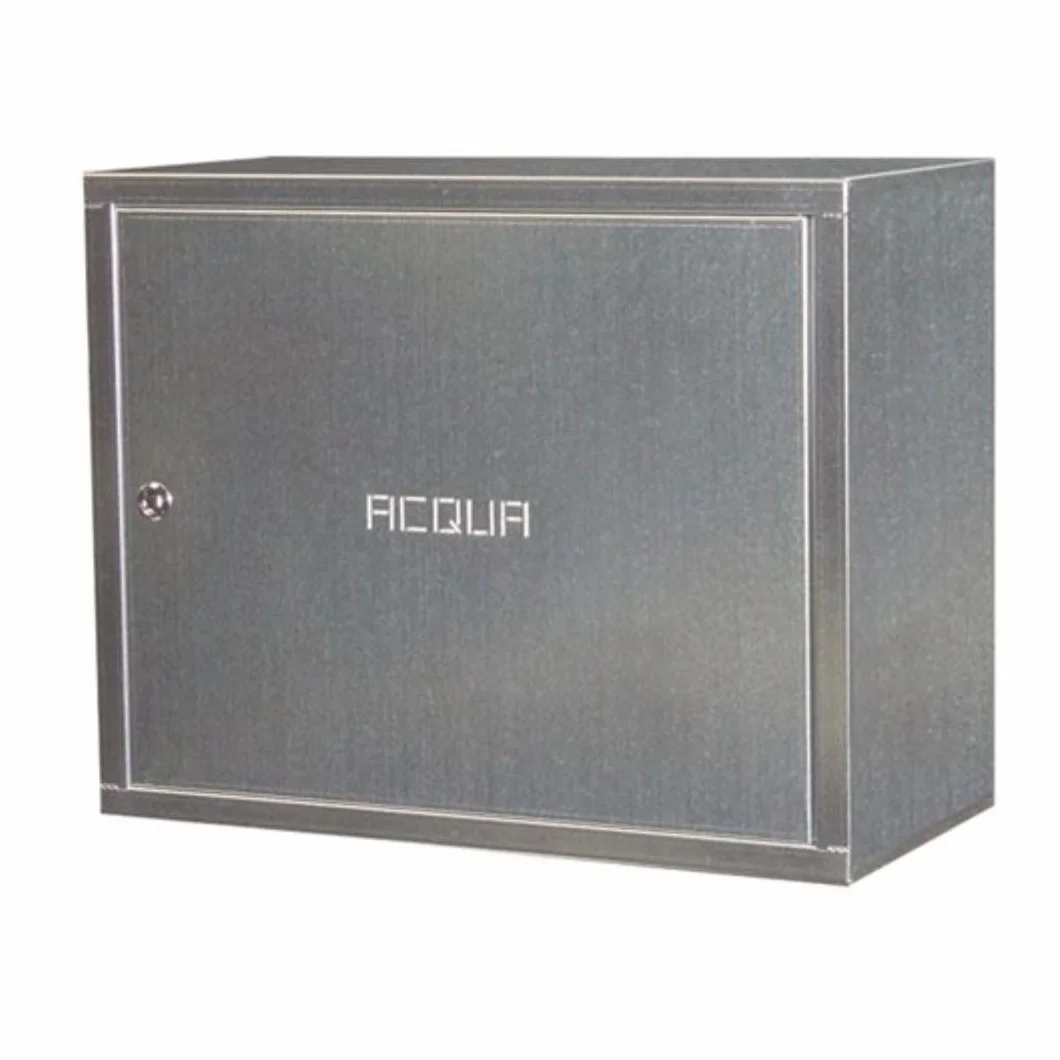 Boîte à eau isolée en zinc, H40 x L60 x P24 cm