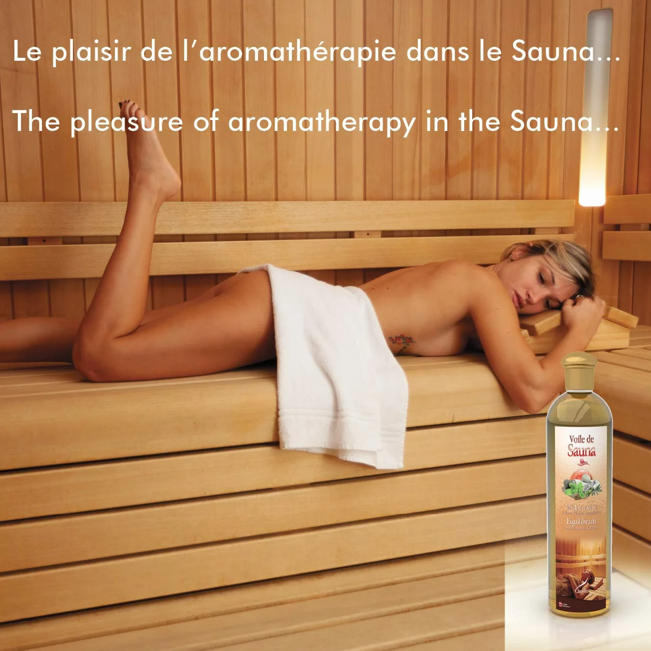 Camylle Voile de Sauna Polynésie Huiles Essentielles 100% Pures Naturelles 250ml