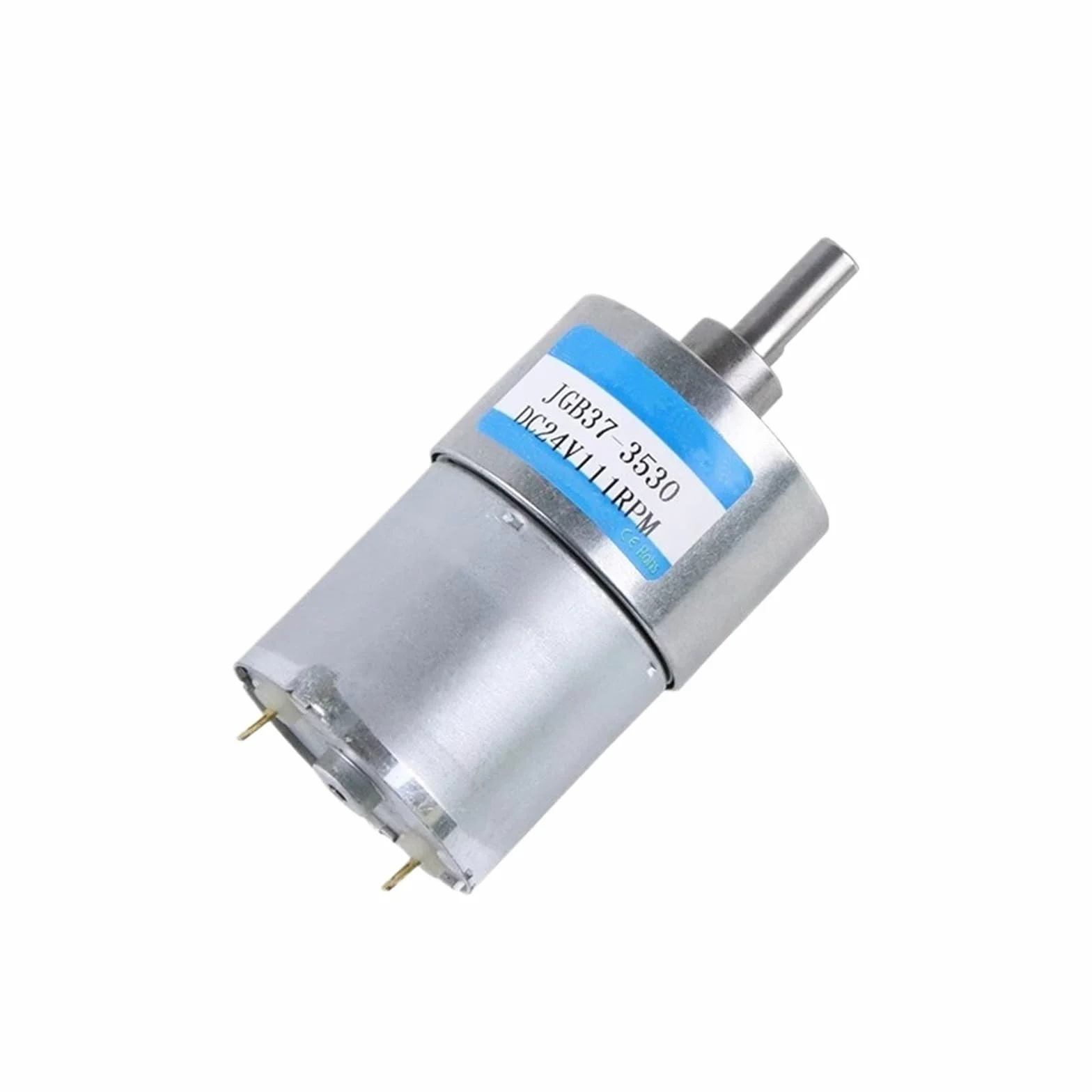 Moteur électrique Miniature JGB37-3530 CC 12V 24V 107RPM à Engrenages métalliques