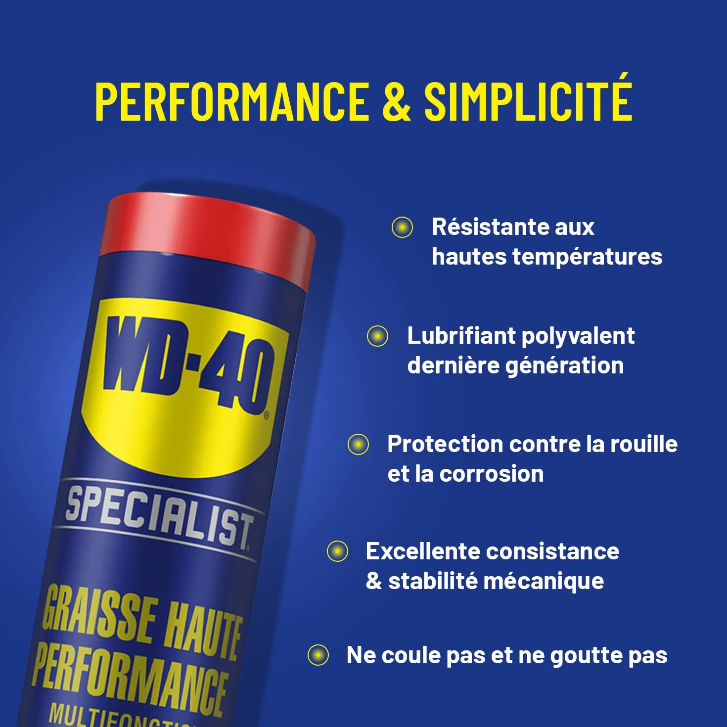 WD-40 SPECIALIST Graisse Haute Performance Multifonction Cartouche 400g