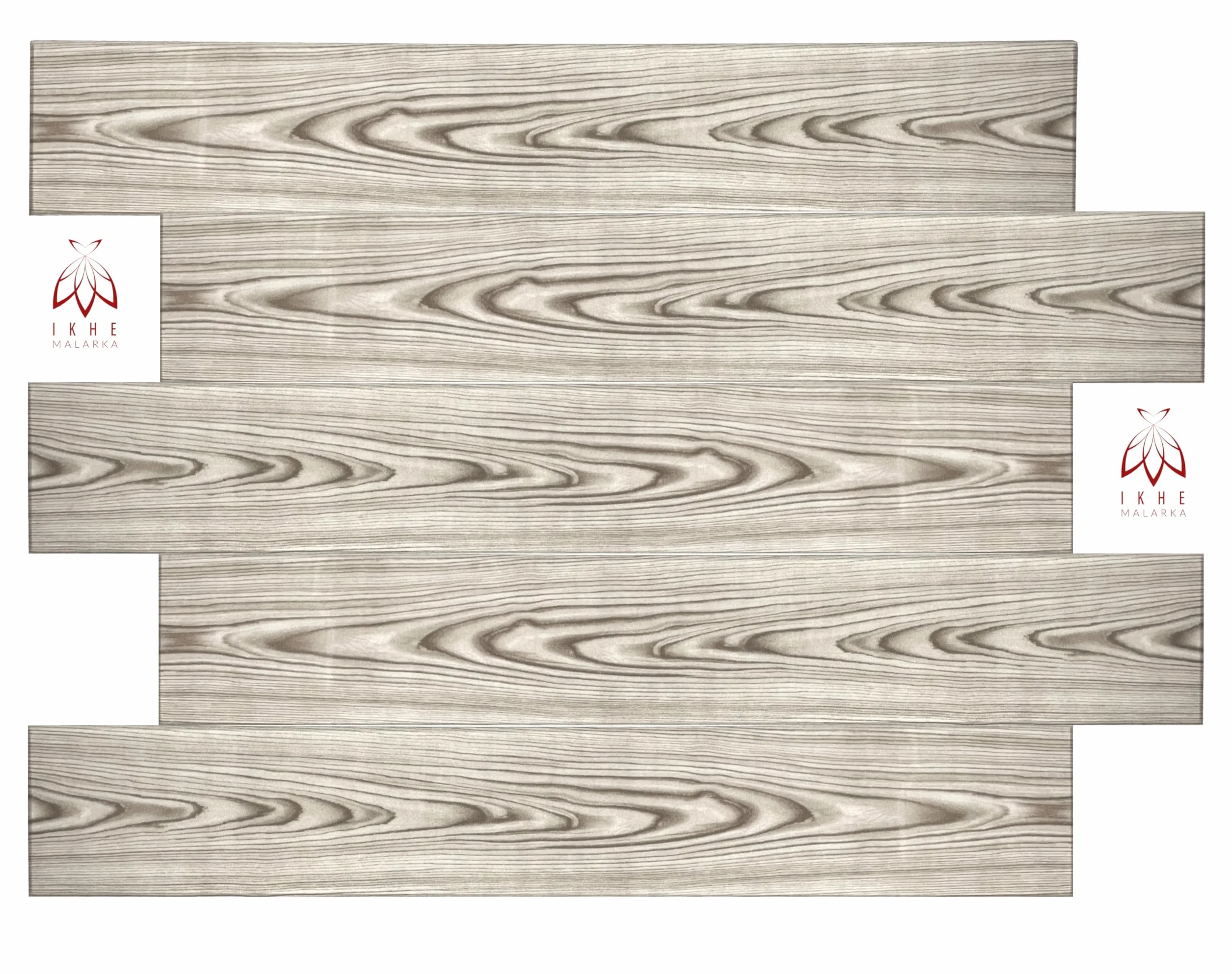 Panneaux de plafond 2 m² Aspect bois Polystyrène 100 x 16,7 cm Lot de 12 PP-111 Couleur cendrée
