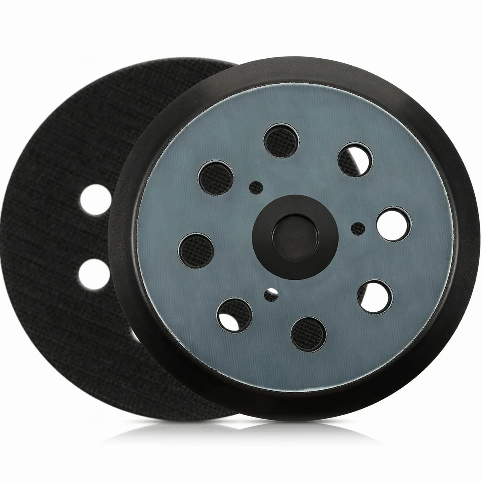 Makita Plateau de Ponçage 125mm 8 Trous Compatible BO5010 BO5021 BO5030K BO5031K BO5041K M9204 MT924 DBO180 DeWalt DW420 DW421