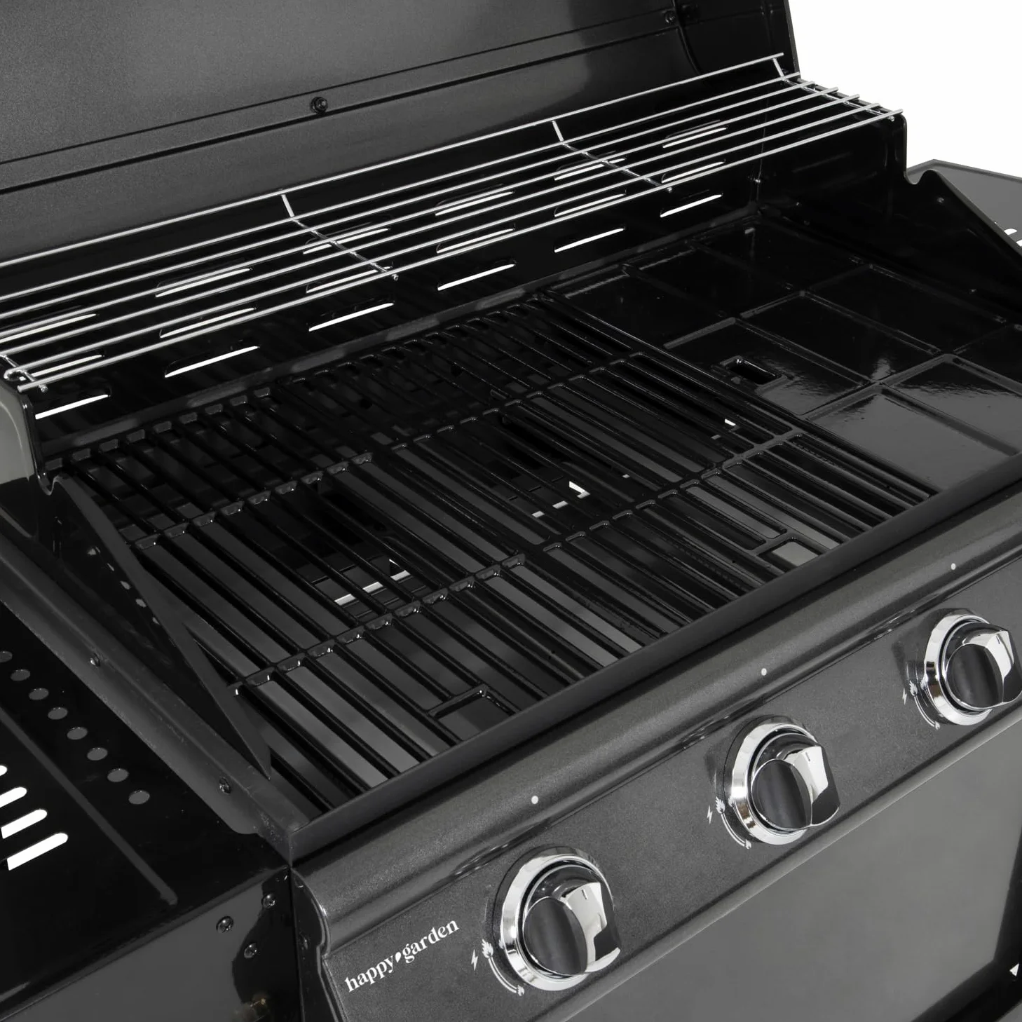 Happy Garden Barbecue au gaz RENO - 4 brûleurs avec thermomètre 14kW