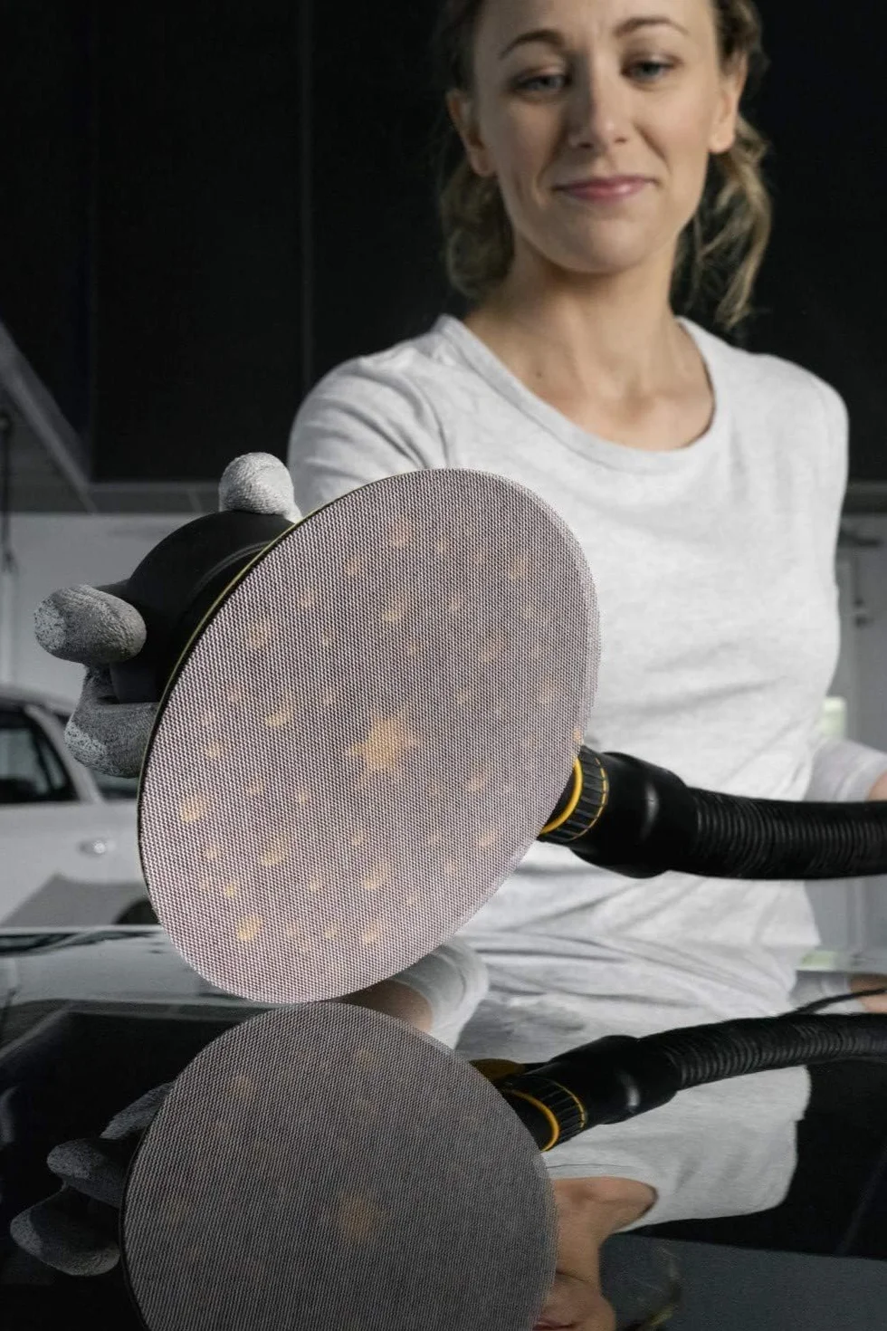 Mirka Abranet Grille abrasive Ø 125mm P80 50 pièces autoagrippant pour ponceuses excentriques