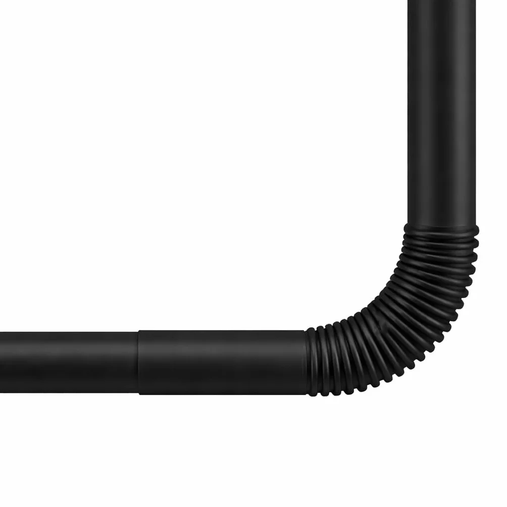 Bee Blinds Tube d'installation électrique en PVC 20 mm noir 20 m avec 10 raccords flexibles