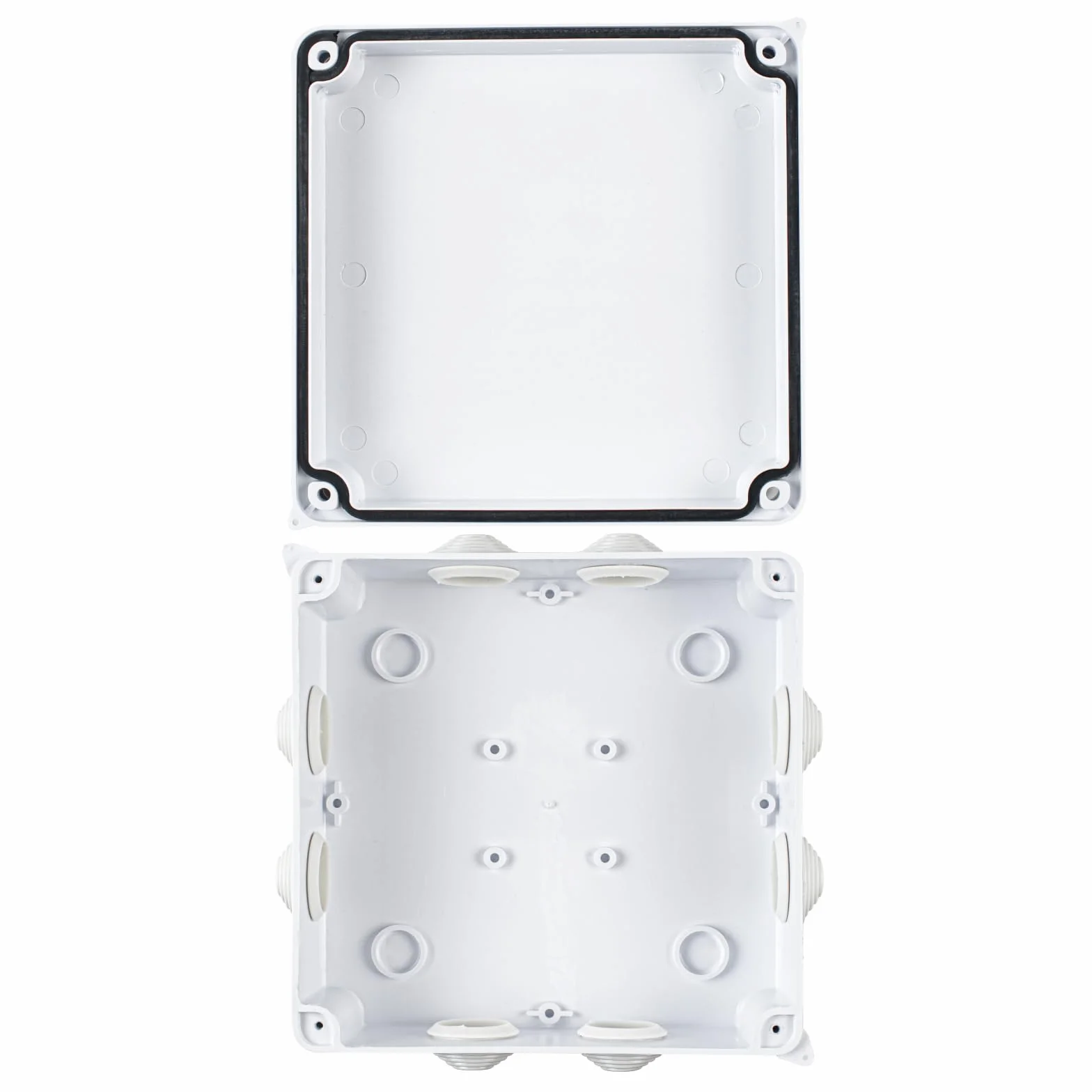 Boîtes de dérivation en saillie IP65 étanche 150 x 150 x 70 mm Blanc Lot de 2