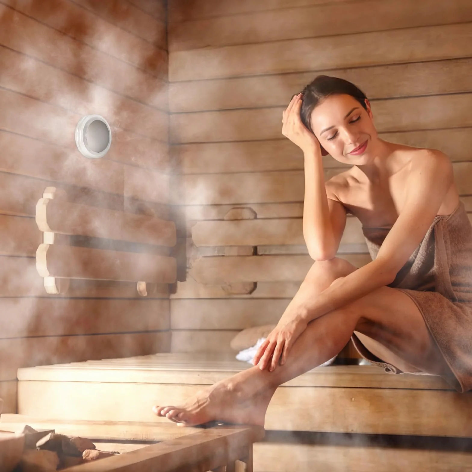 VEVOR Générateur de Vapeur Sauna 7,5 kW avec Contrôleur, Protection Contre Surchauffe, Vidange Automatique