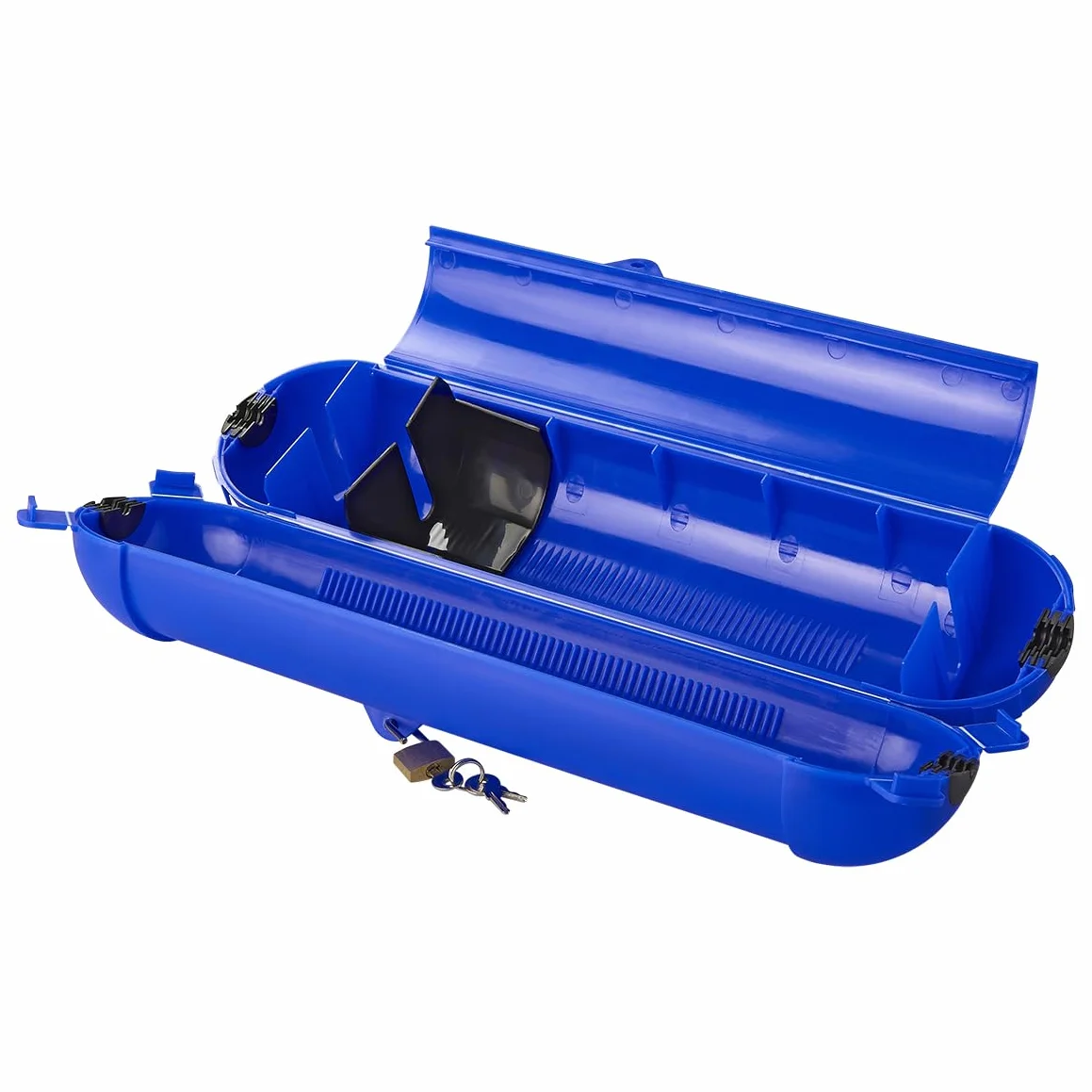 ProPlus Boîtier de Sécurité IP44 CEE 16 A pour Prises – 370x90 mm Bleu