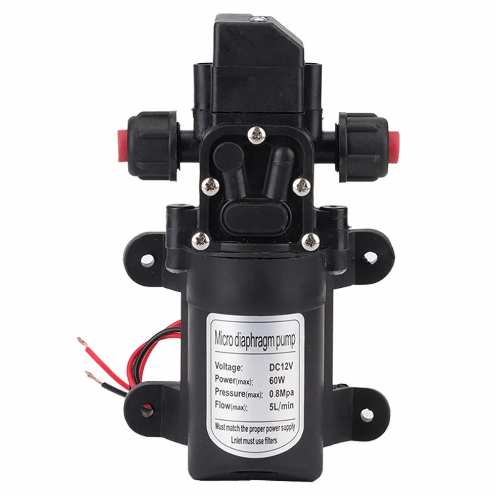 Pompe à Eau Auto-amorçante 12V 115 PSI 5L/min 60W Haute Pression