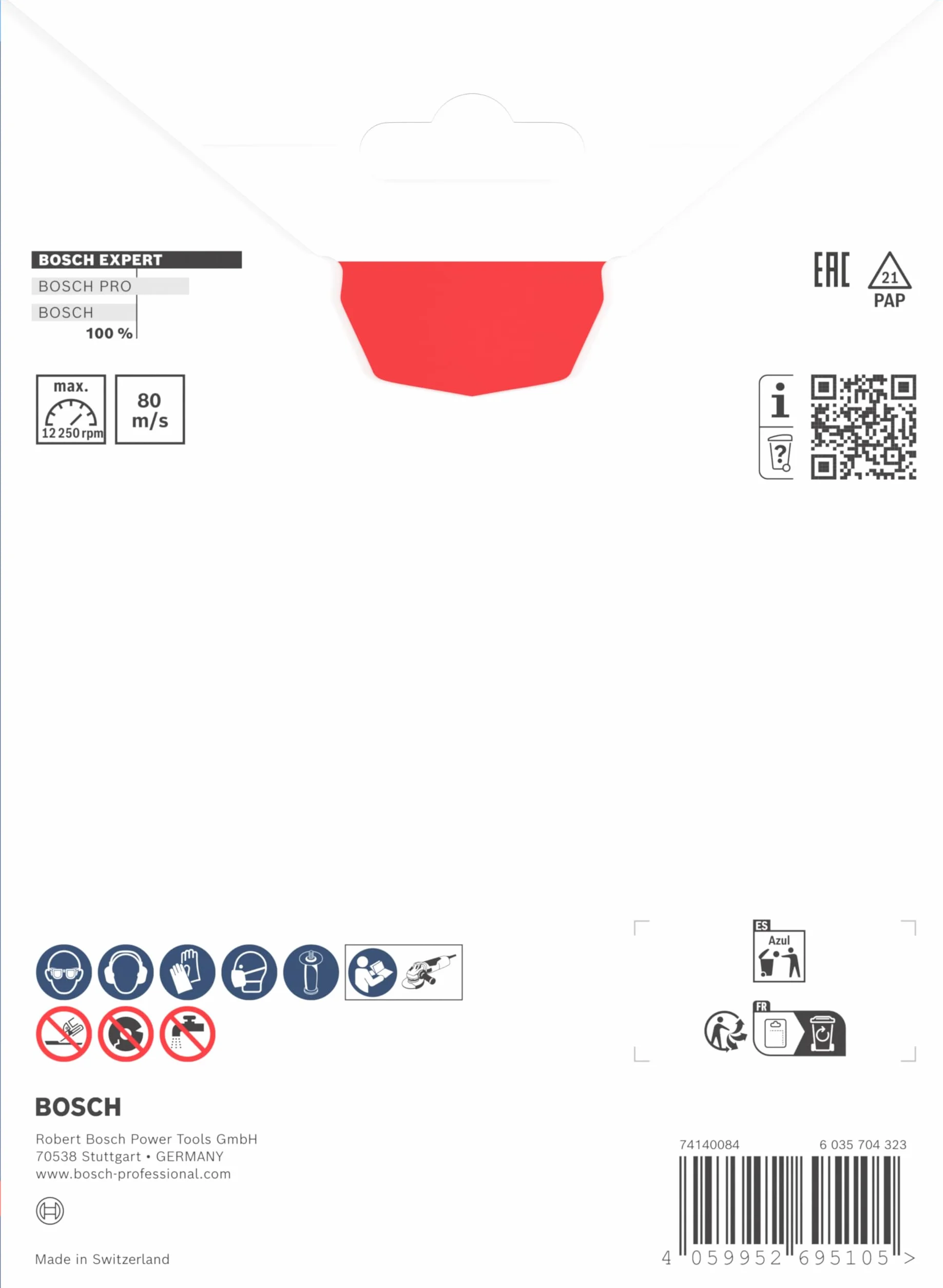 Bosch Disque à tronçonner EXPERT Carbide Multi Wheel X-Lock Ø 125 mm Professional