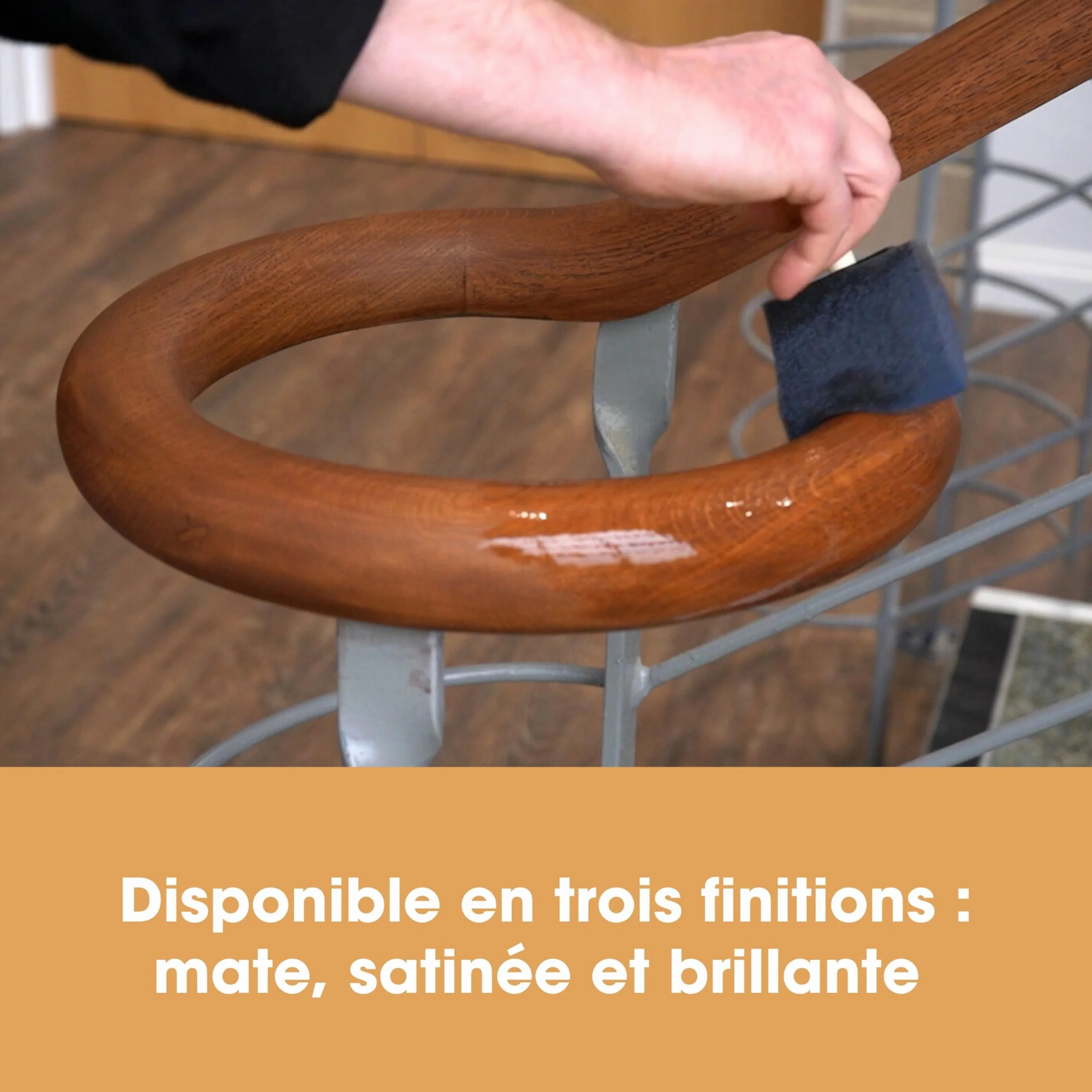 Vernis Bois Intérieur Ultra Résistant 250ml Satiné - Vernis à Séchage Rapide en Phase Aqueuse pour Meubles Bois Dur et Tendre