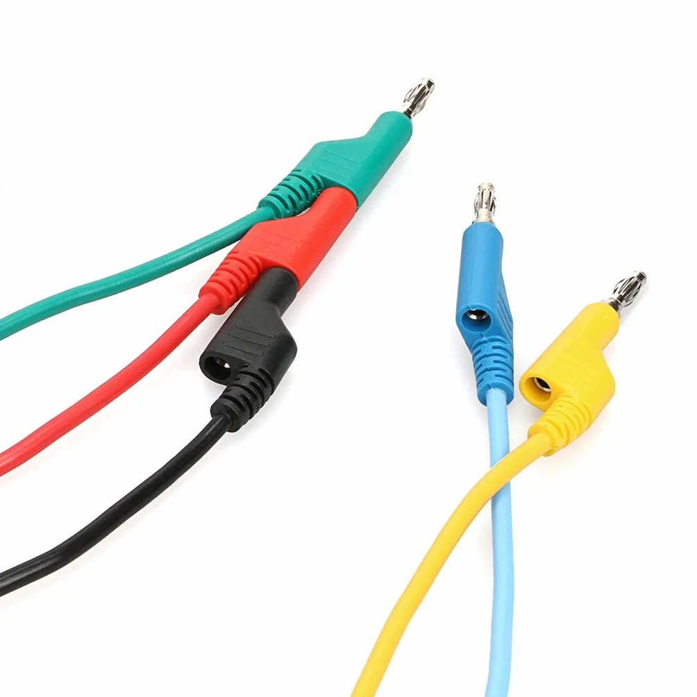 Câble de test silicone 4mm banane-banane 1M 1000V/15A pour multimètre