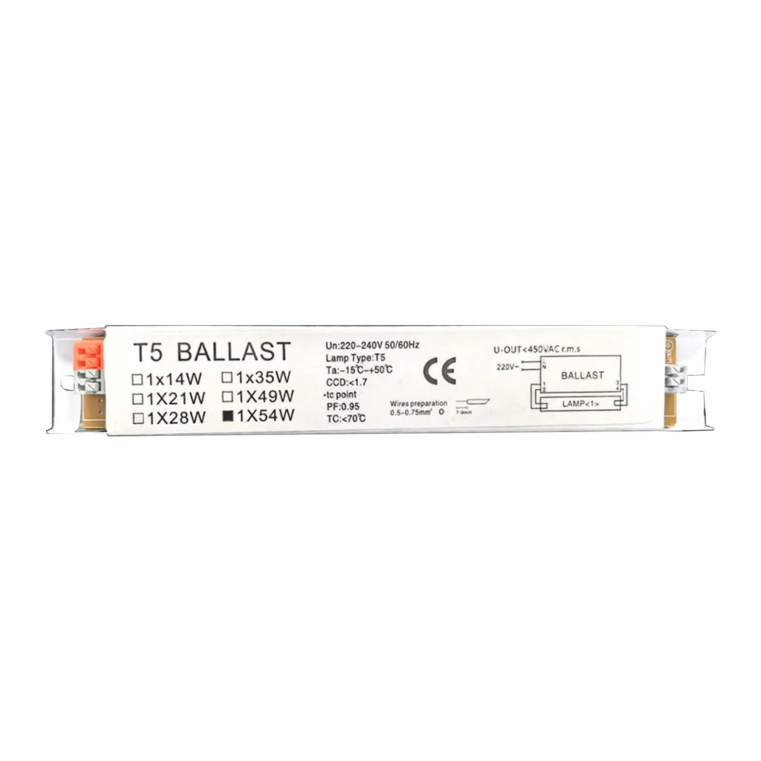 Ballast Électronique Quicktronic Haute Efficacité 220-240V T5 Large Tension Lampe Fluorescente