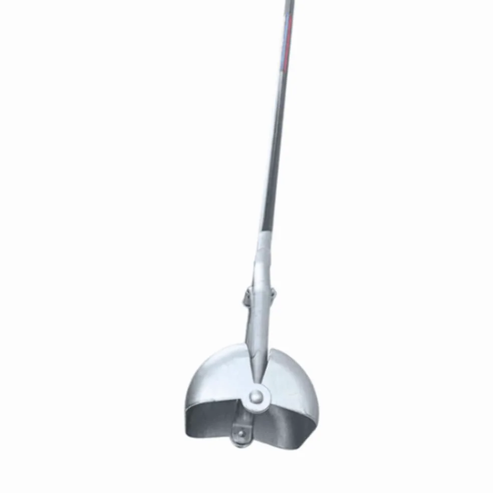 Pelle de puits carrée, 15 cm, Calamity Scoop Sewer, Longueur Totale 153 cm
