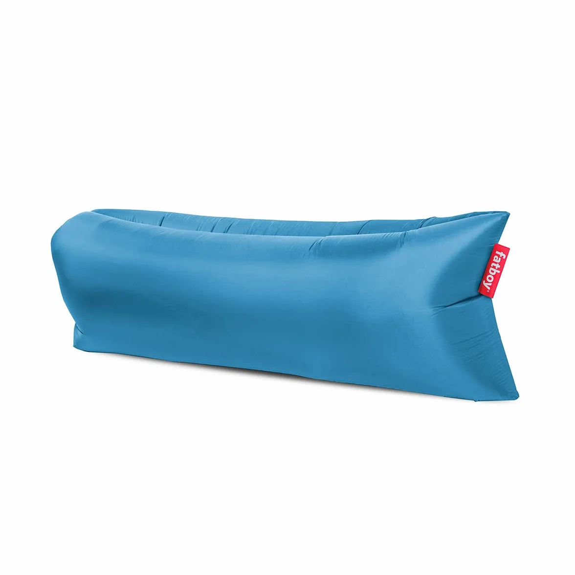 Fatboy Lamzac 3.0 Canapé Gonflable - Sofa pour l'Intérieur et l'Extérieur - Pas de Pompe Nécessaire - Fauteuil Gonflable en Polyester Résistant à l'Eau & aux Salissures - 200 x 90 x 50 cm - Bleu Brume