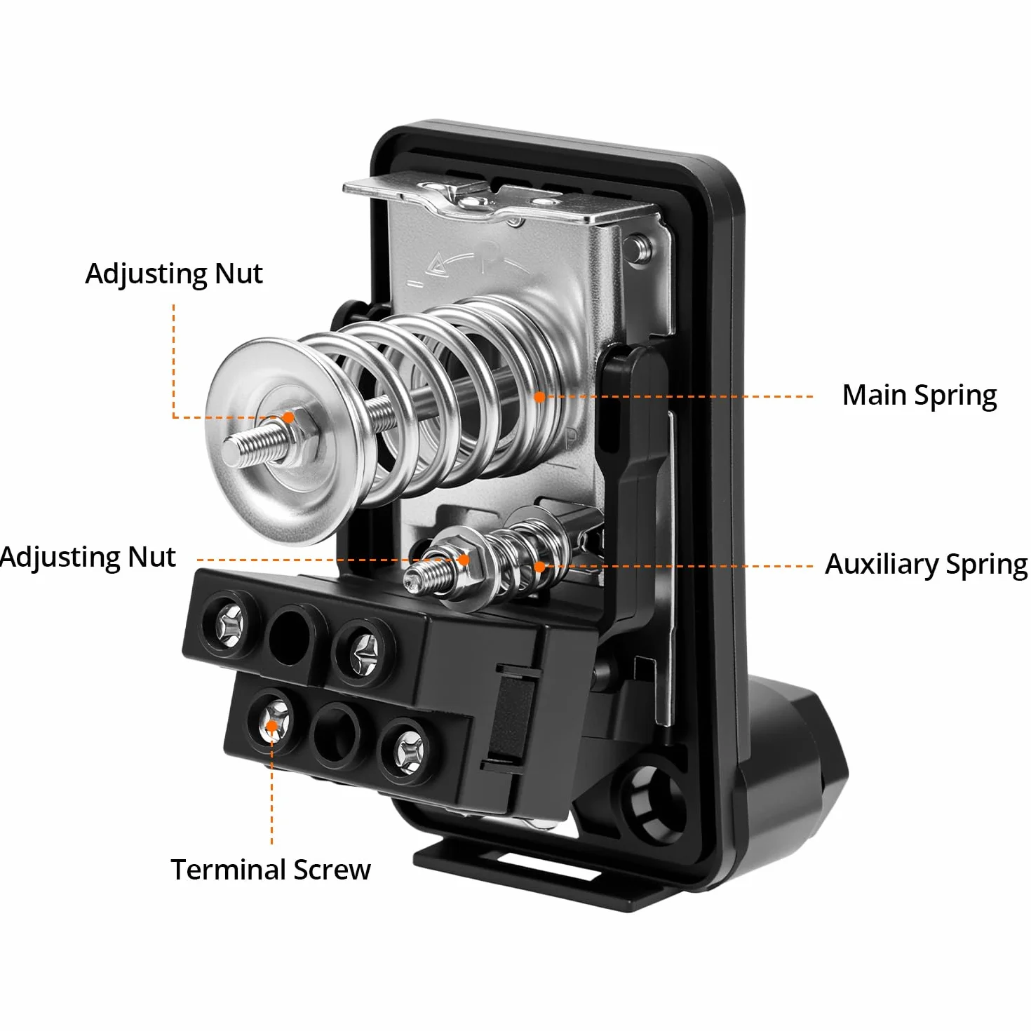 QWORK Pressostat 230V Monophasé G1/4" Pompe Eau pour Jardins