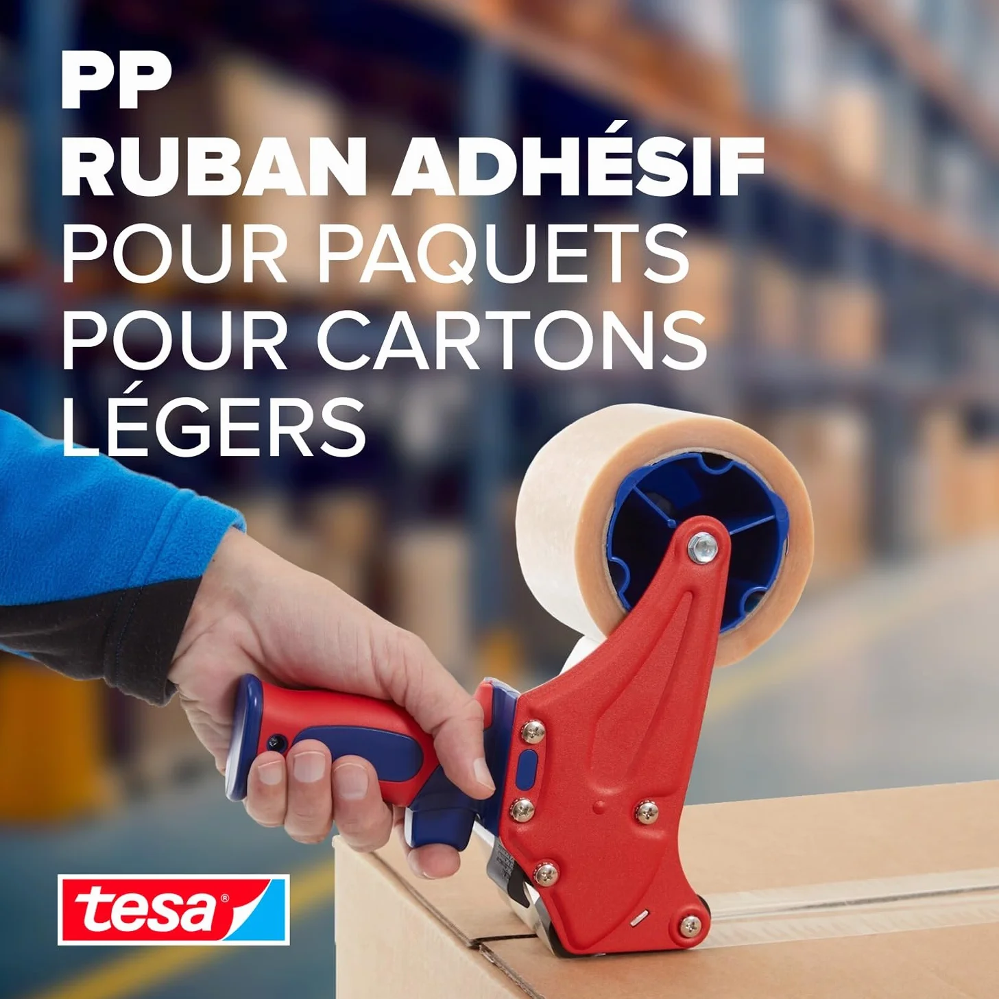 Tesapack 64014 Ruban Adhésif Silencieux pour Emballage Colis Transparent 6 Rouleaux 66 m