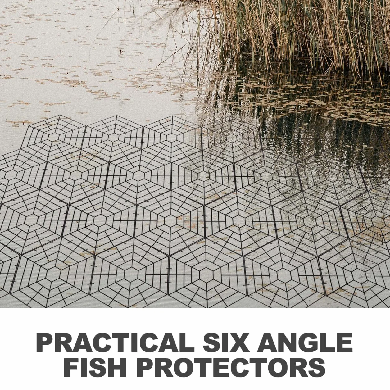 VICASKY Lot de 30 Filets de Protection en Plastique pour Bassin de Piscine, Protection Contre Les hérons