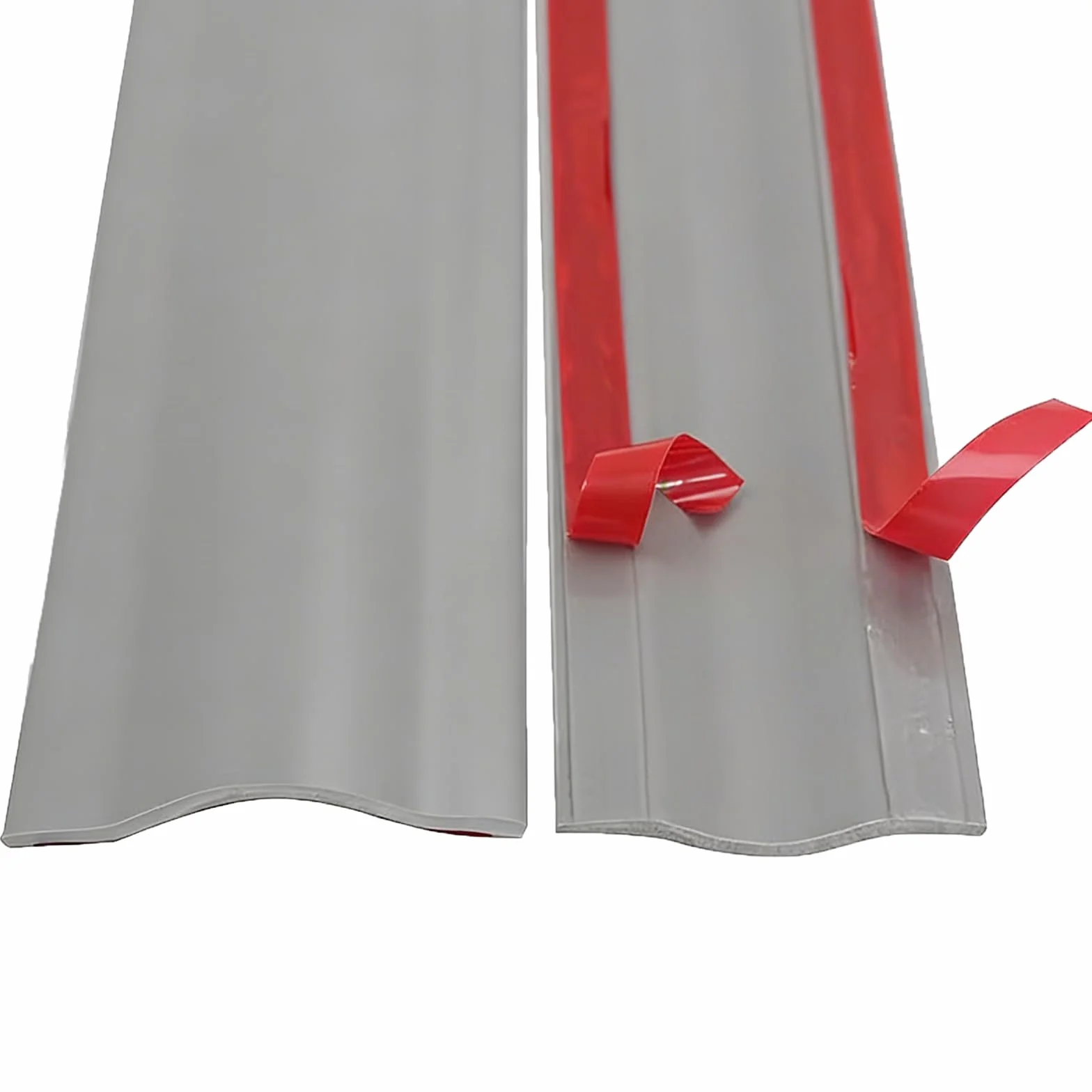 Cache-câbles flexible autocollant gris 3 m pour murs et sols