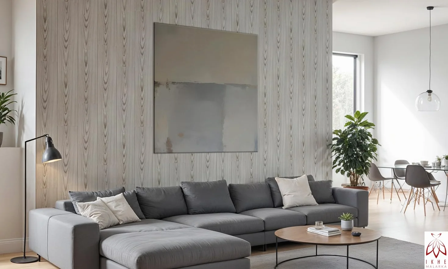 Panneaux de plafond 2 m² Aspect bois Polystyrène 100 x 16,7 cm Lot de 12 PP-111 Couleur cendrée