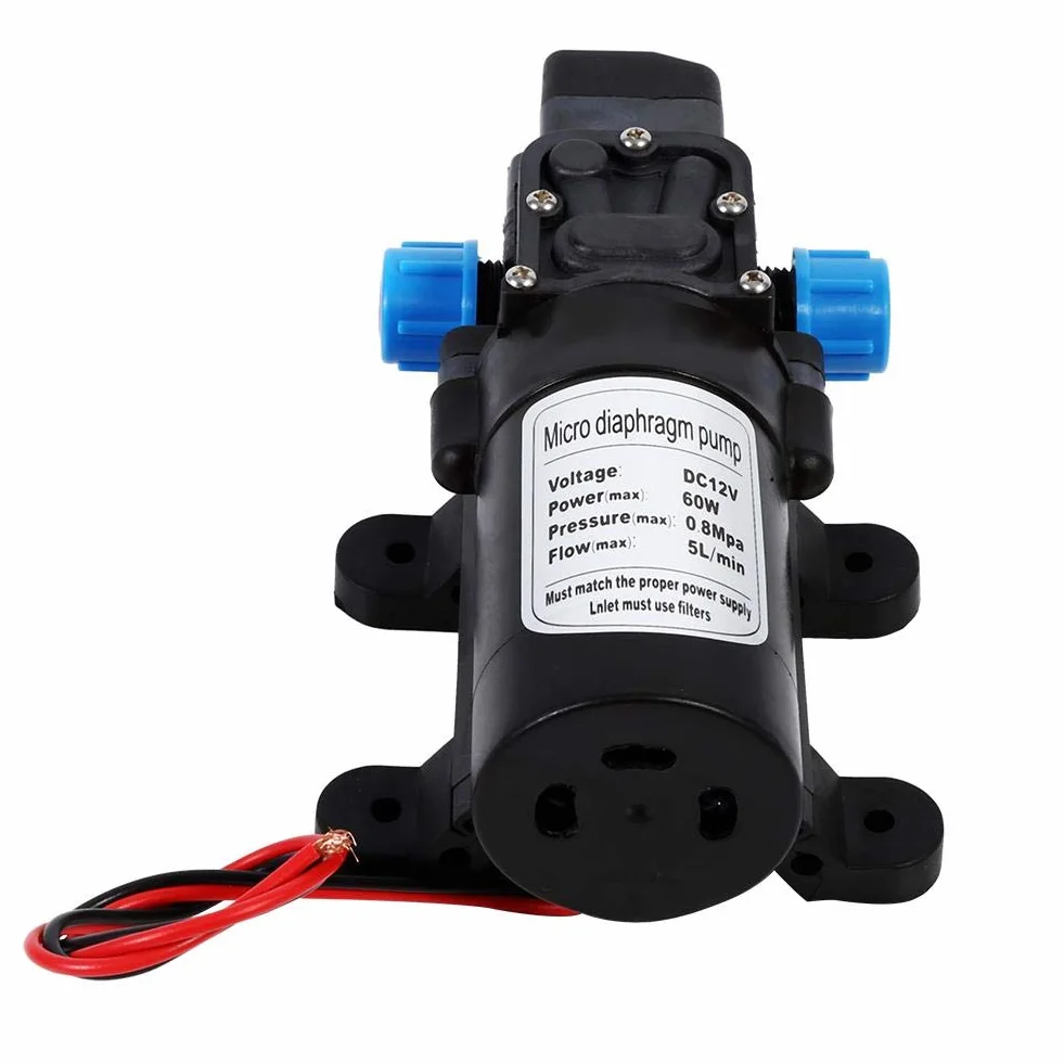 Pompe à Eau Auto-amorçante 12V 115 PSI 5L/min 60W Haute Pression