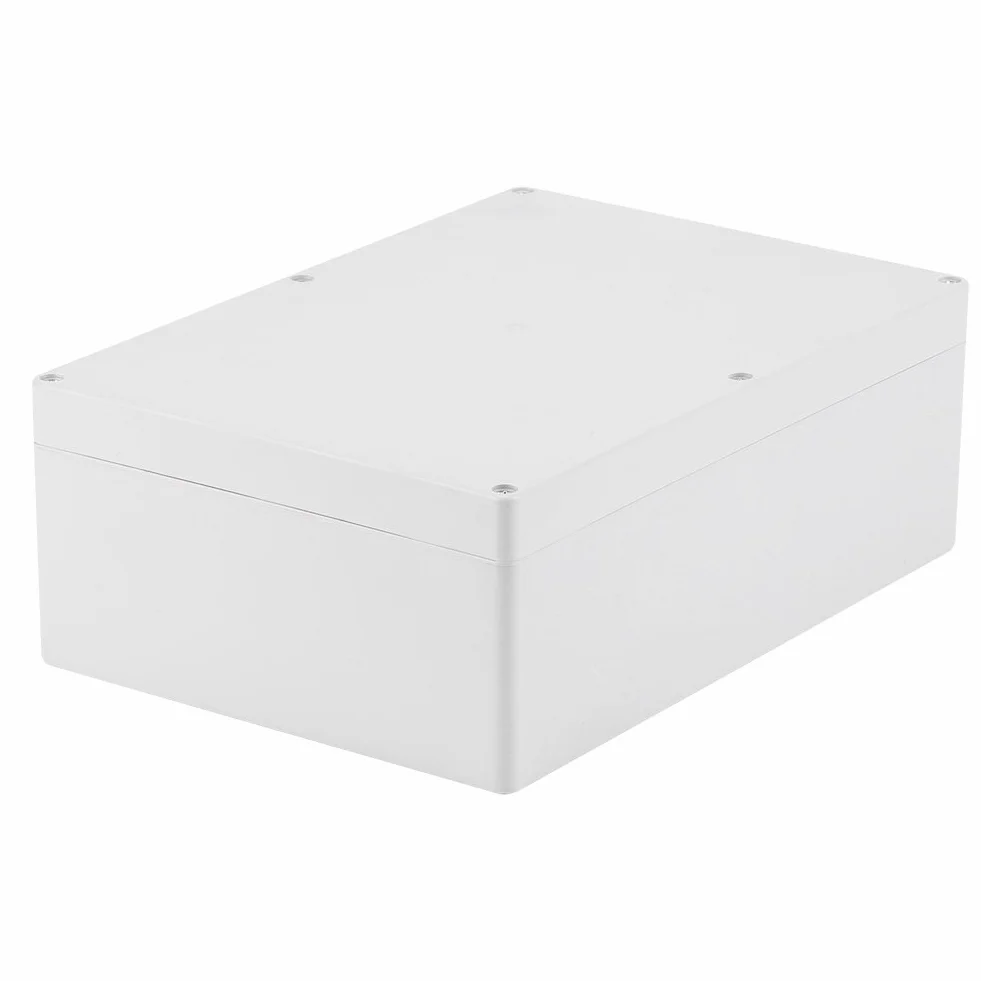 Akozon Étanche Boîtier Électronique ABS 263x185x95 mm Boîte de Jonction Blanche
