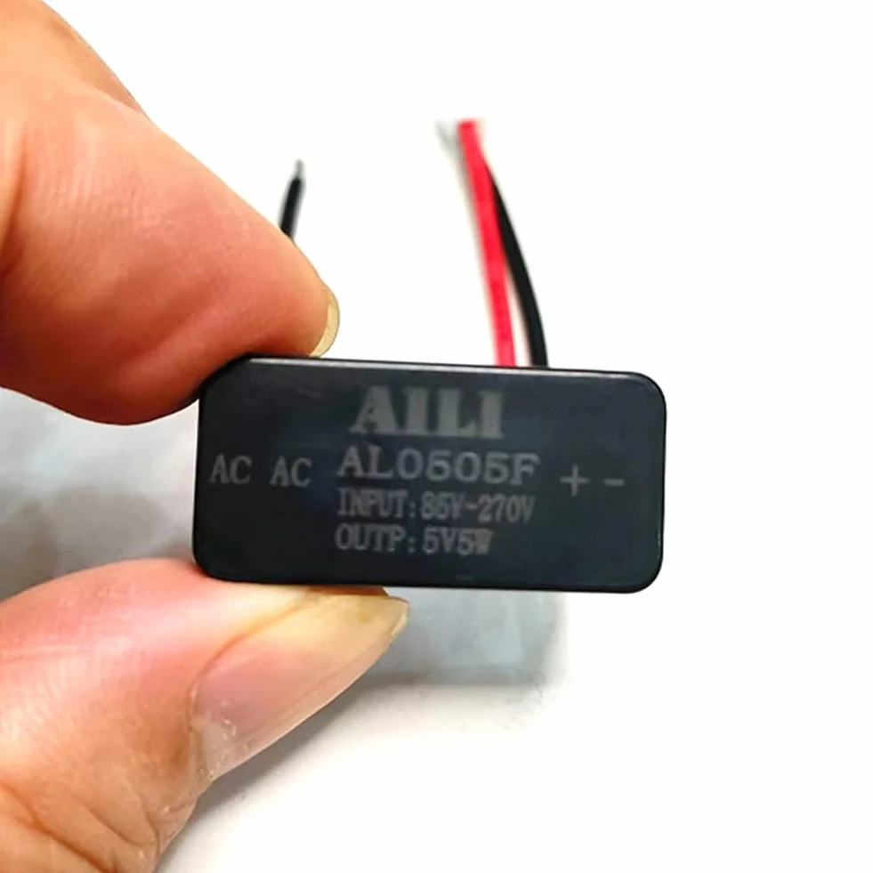 Transformateur 5W AC 220V DC 5V/1A Étanche époxy Moulage Bloc d'alimentation