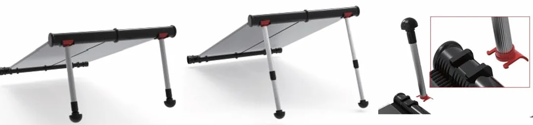 Modulosol Luxe Panneau de Chauffage Solaire Piscine sans kit by-Pass