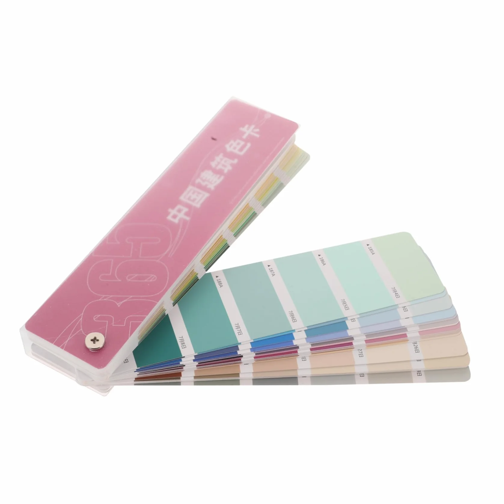 ORFOFE Nuancier de Peinture Portables 365 Couleurs Standard Plastique Papier pour Projets DIY