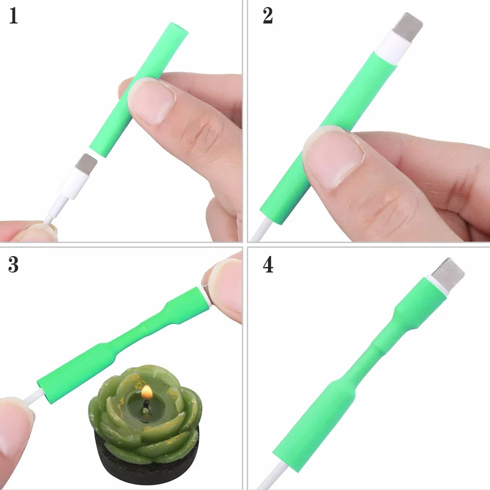 Gaine Thermorétractable 140 7 Couleurs 5 Tailles Ratio 2:1 pour Extrémités de Fil