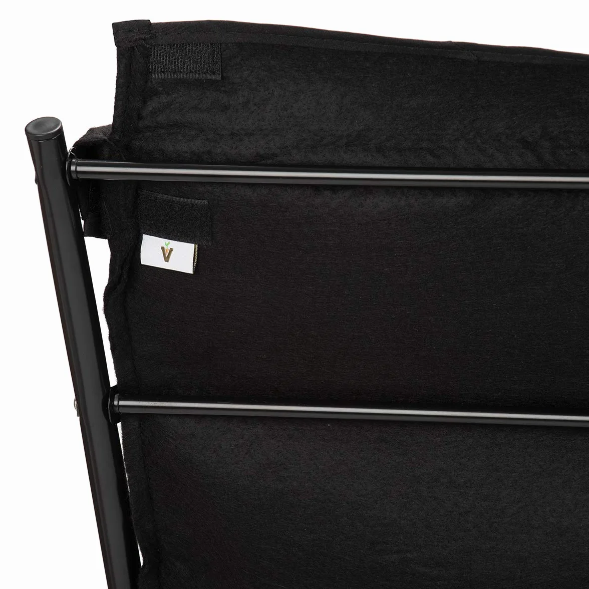 VegTrug Raised Bed Poppy Go Black 65x40x79 cm