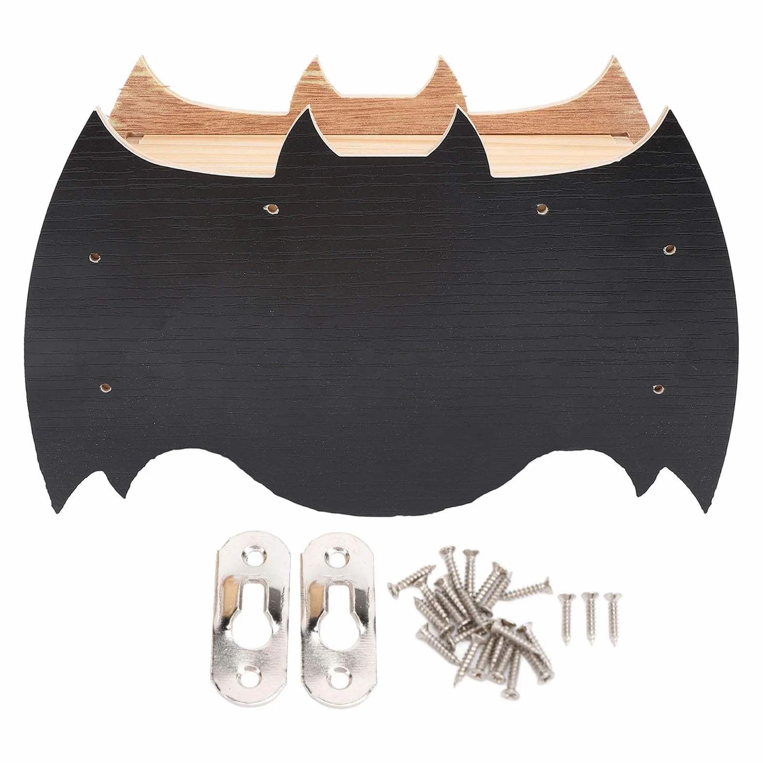 Maison de Chauve-Souris en Bois d'Érable 3 Chambres 22,5x12,9x8,5 cm Extérieur Résistant aux Intempéries