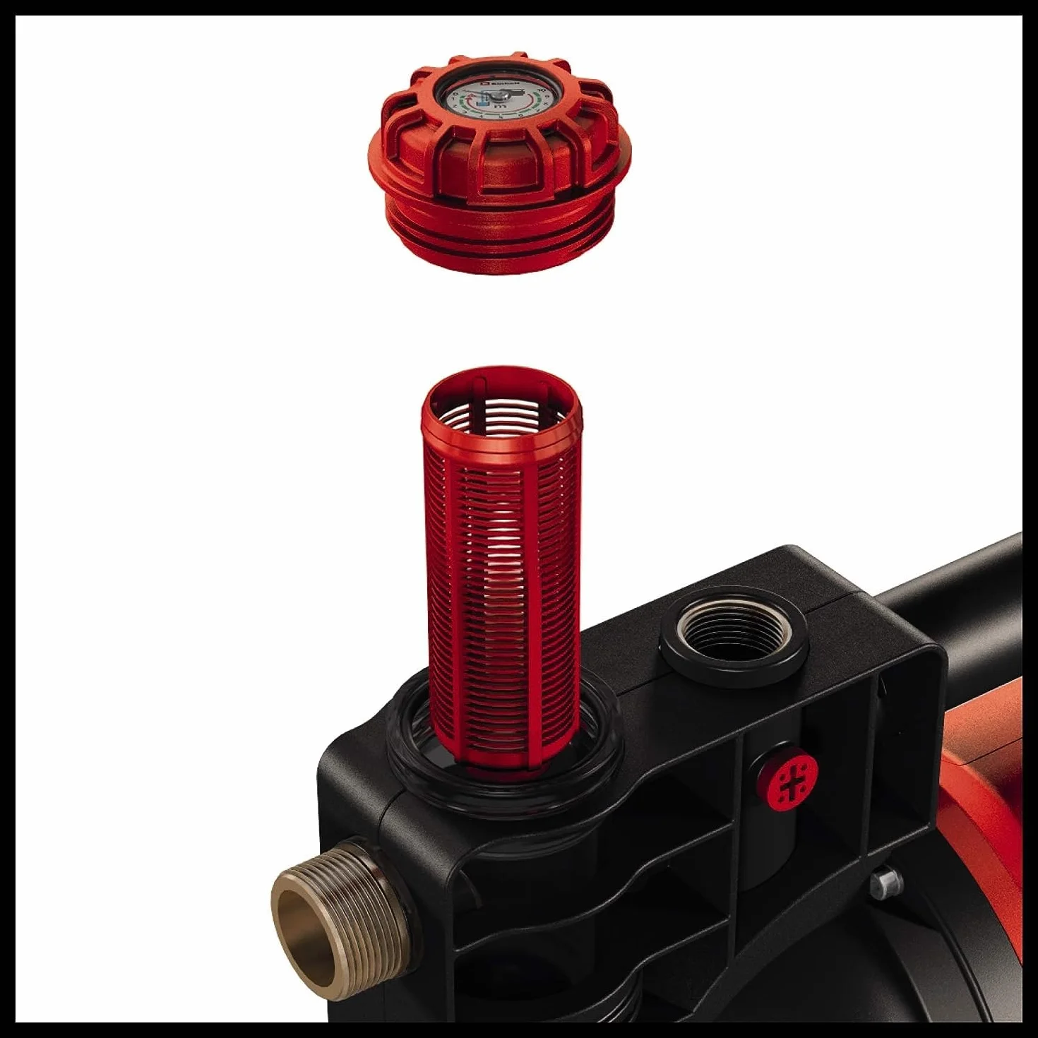 Einhell Pompe d’arrosage GE-GP 1246 N FS 1200 W 4600 L/h indicateur de niveau d’eau protection marche à vide capteur débit LED