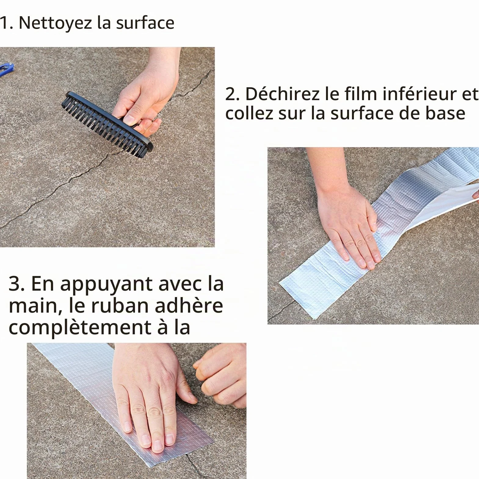 WELSTIK Ruban butyle imperméable aluminium argenté 50 mm x 10 m pour étanchéité toit camping-car fenêtres