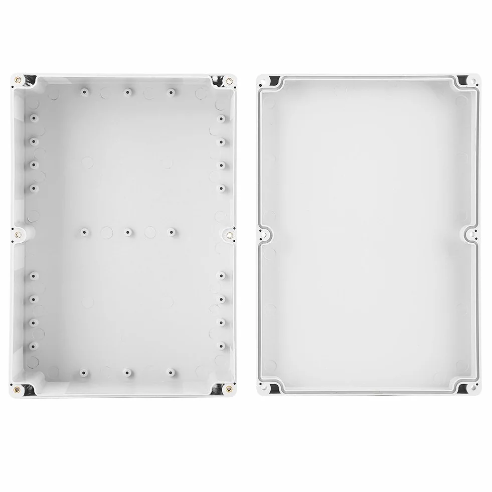 Akozon Étanche Boîtier Électronique ABS 263x185x95 mm Boîte de Jonction Blanche