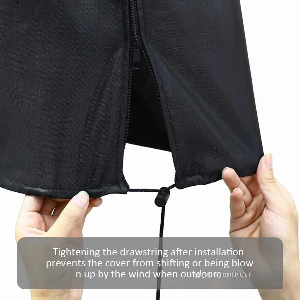 Housse de protection pour banc de musculation imperméable anti-poussière Oxford 420D noir