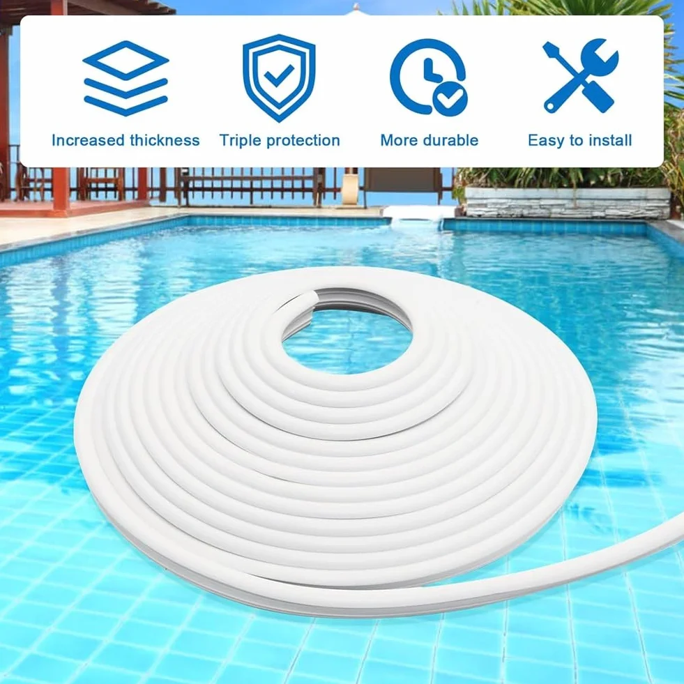 Kit de réparation pour piscine hors-sol Liner Lock 36,6 m rouleau de verrouillage
