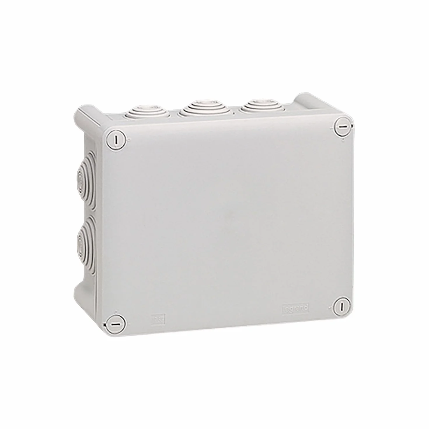 Legrand Plexo Boîte de dérivation rectangulaire 155x110x74mm gris RAL 7035