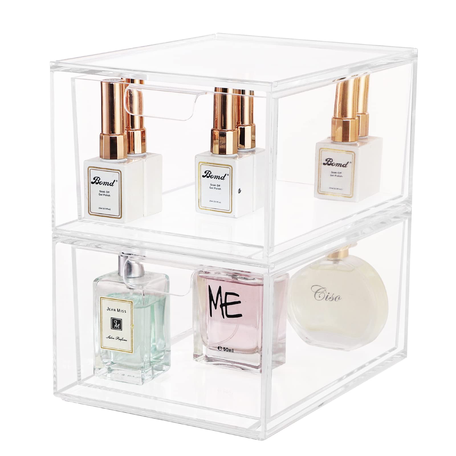Clear Stackable Acrylic Cosmetic Organizer