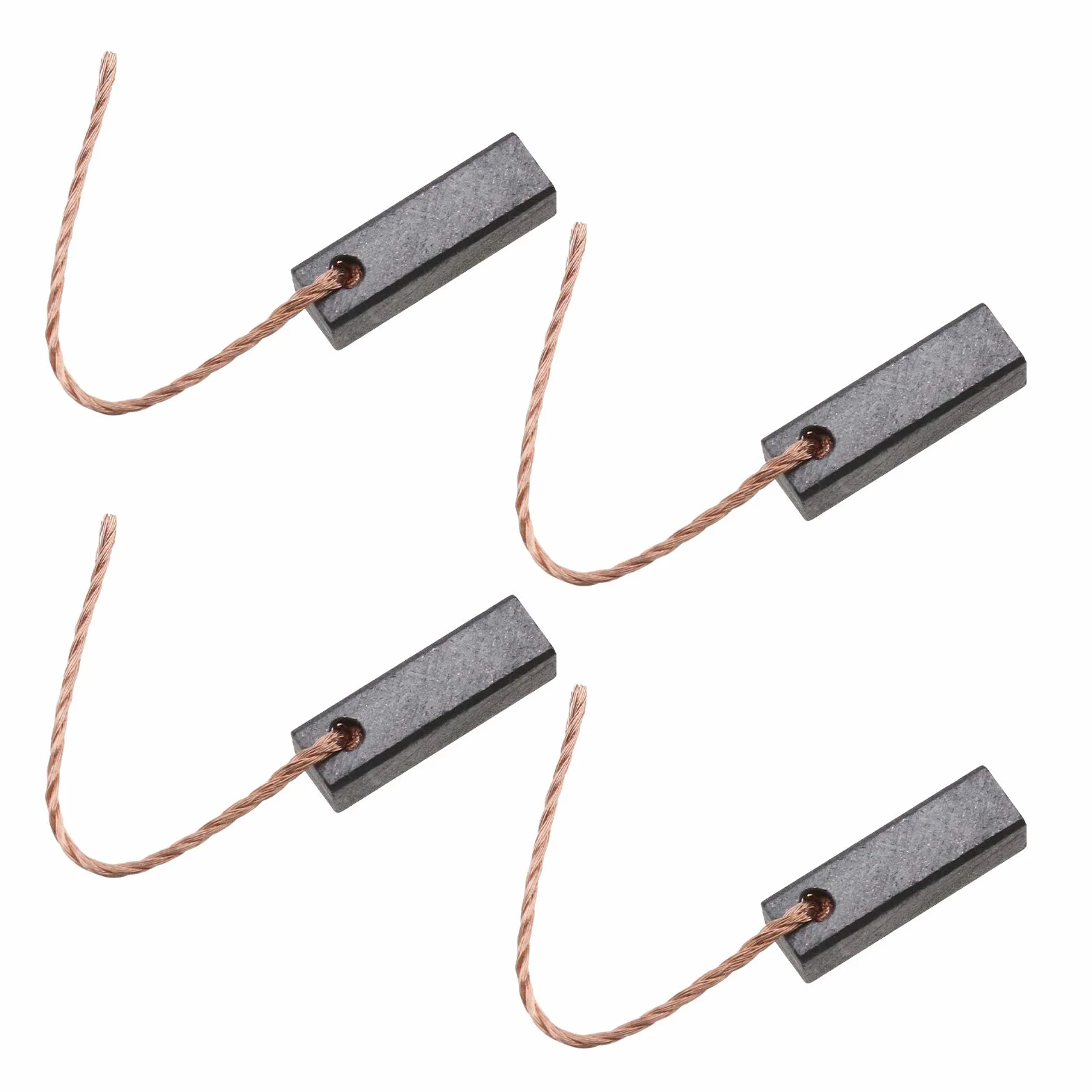 OTOTEC Lot de 4 balais de charbon pour moteur électrique 5 x 5 x 16 mm 12–24 V
