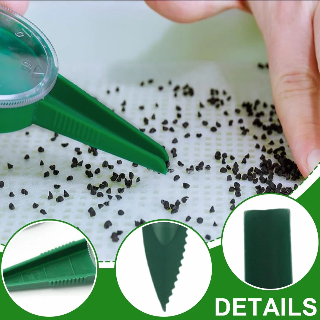 Semoir à Graines, 3 Pièces, Distributeur de, Planteur de, Semoir de Plantes, Semoir Planteur Jardin, Semoirs Épandeur, Épandeur de, Semoir à de Precision, Outils de Jardin