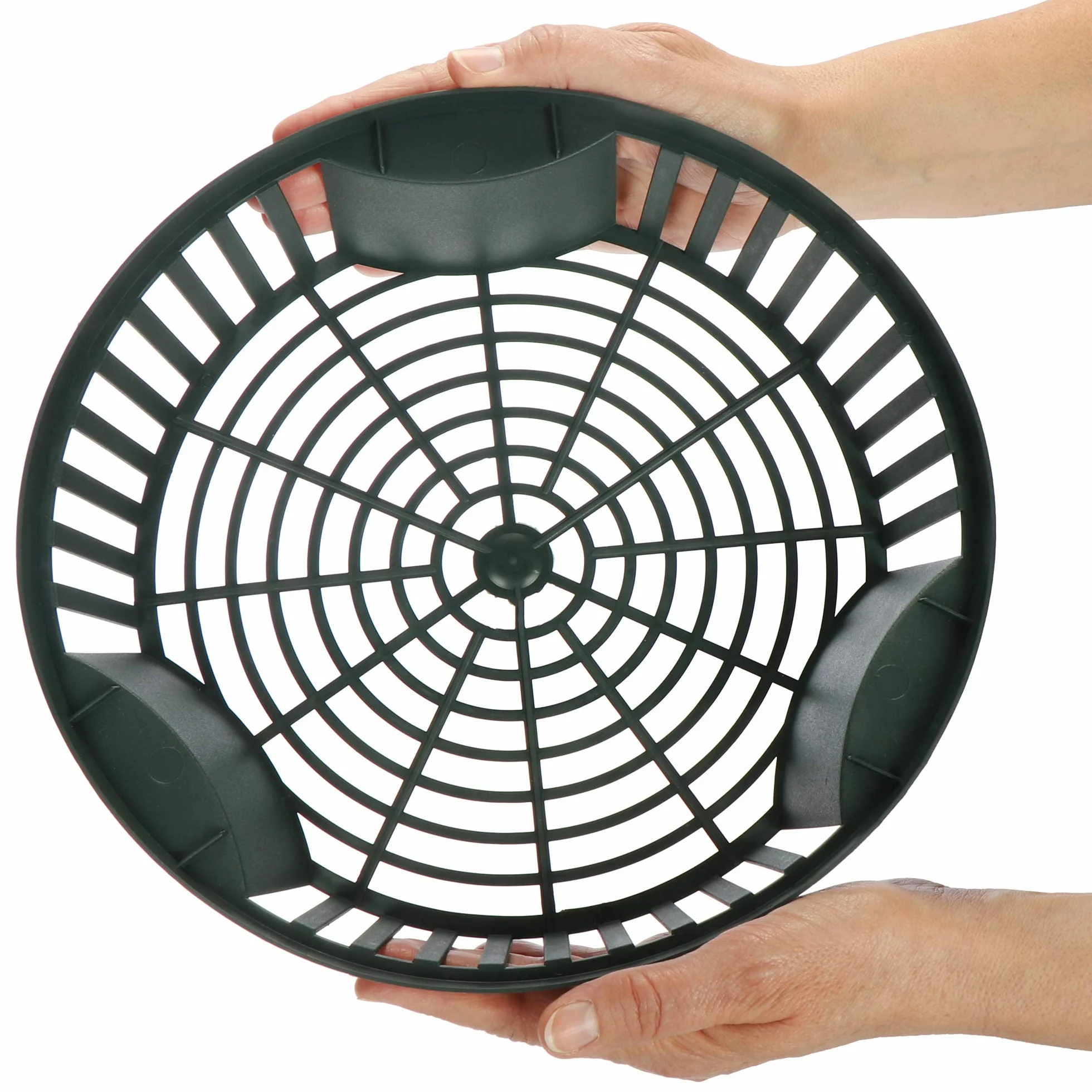 com-four® 6X paniers à Plantes pour bulbes à Fleurs, Pot de Multiplication pour la Plantation et Le Stockage des Plantes à bulbes, Panier d'oignons Verts (06x jardinière Verte - 26,5 cm)